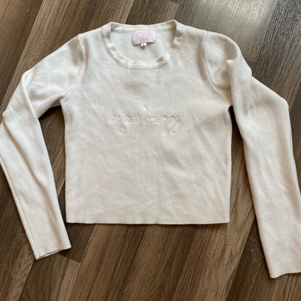 Angel energy crop top
